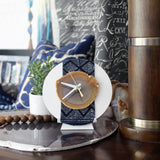 The Em Boheme Design | 7" Natural Agate Desk Clock