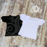 Shimmer Birthday Outfit, Bubble Tee with Sequin Shorts, Personalized Monogram with Name and Age