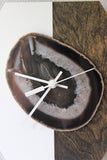 KISMET Design | 10" Black Agate Hex Wall Clock (Silent)