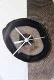 KISMET Design | 12" Black Agate Hex Wall Clock