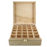 dōTERRA Wildflower Garden - Essential Oil Storage Box 25 Slot 15ml - Pine - Custom Laser Engravings - Host Gift New Advocate Gift