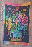 Tree of Life Tapestry, Tiedye Wall Tapestry Hippie, Wall Tapestry Nature, Bohemian Tapestry, Hippie Wall Hanging, xmas gift for her