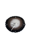 9.5" Natural Agate Slab Wall Clock