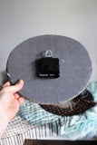 9.5" Natural Agate Slab Wall Clock