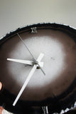 9.5" Natural Agate Slab Wall Clock