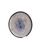 11.5" Natural Agate Slab Wall Clock