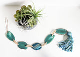 Combo Agate Tassel Garland