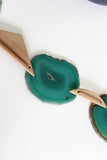 Green Agate Tassel Garland