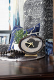Black Agate Desk Clock