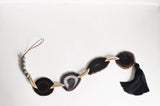 Black Agate Tassel Garland