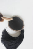 Black Agate Tassel Garland
