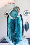 Betsy | Teal Agate Wall Hanging