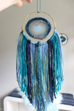 Zoey |Teal Agate Wall Hanging
