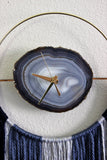 WREN | 10" Gray Agate Wall Clock