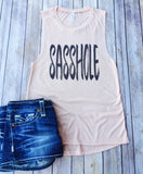 Sasshole, Tanks, Tank, Tank Top, Sassy Tank, Sassy Shirt, Trendy Tank, Cute Tank, Funny Tank, Women's Muscle Tank Top, Cute Tank Top, Funny