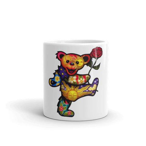 Deadhead Gift - Grateful Dead &quot;Dancing Bear&quot; Mug - GIFTS FOR DEADHEADS