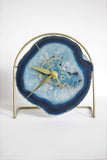 Blue Agate Desk Clock