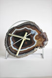 Earthtone Agate Desk Clock