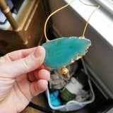 Agate Geode Ornament Set (B)