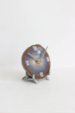Natural Agate Desk Clock (Silent)