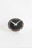 Brown Agate Desk Clock (Silent)