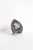 Gray Agate Desk Clock (Silent)