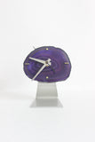 Purple Agate Desk Clock (Silent)