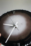 9.5" Natural Agate Slab Wall Clock
