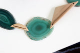 Green Agate Tassel Garland
