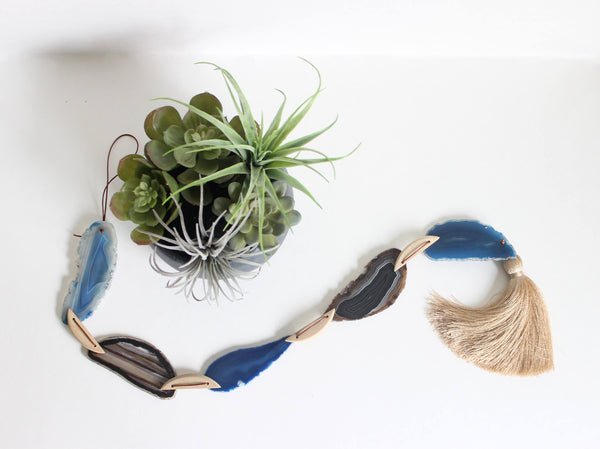 Combo Agate Tassel Garland