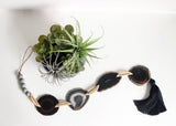 Black Agate Tassel Garland