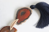 Amber Agate Tassel Garland