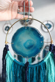 Betsy | Teal Agate Wall Hanging
