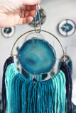 Betsy | Teal Agate Wall Hanging