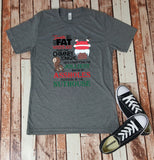 When Santa Squeezes His Fat White Ass Down That Chimney Tonight- Tee-  Christmas Movie Quote Funny Christmas Shirt - Clark Griswold