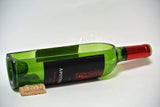 GREEN Wine Bottle Serving Dish or Succulent Planter - Wine Gift