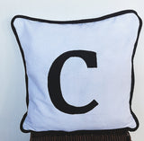 Gift Idea, Nursery Pillows, Children bedroom decor, Custom Children Pillow Monogrammed  12" x12"- name pillow cover