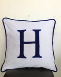 Monogram Decor, Home DÇ¸cor,Pillow Cover, Decorative Pillow, Throw Pillow, Nautical Pillow Covers, Accent Pillow,