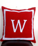 30% OFF Red Pillow Decorative, Pillows on Sofa, Sofa pillows, Gifts, Monogram Pillows, 14x14,16x16, 18x18, 20x20, 22x22, 24x24, 26x26
