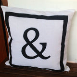 30% OFF Reversible Personalized letter throw pillows-18 inches- Monogram Pillows, customized in any two letters or symbols
