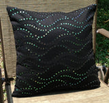 50% OFF Sale Black sequin throw pillows-Black Pillow Cover, Sequin Sofa pillows, Gifts, Dorm Decor, House Warming Gifts