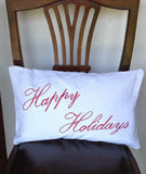 Holiday Pillows, Holiday Sofa Pillows, Home Decor, Decorative Accent Pillows, 12x20