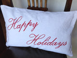 Holiday Pillows, Holiday Sofa Pillows, Home Decor, Decorative Accent Pillows, 12x20