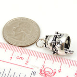 Sterling Silver 925 Stamped Vintage Protection Wealth Lucky Cat Maneki Neko Pendant  WSP204 Wholesale: See Discount Coupons in Item Details