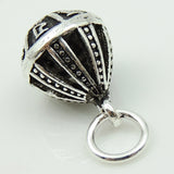 S925 Sterling Silver 10x14mm Tibetan Buddhism Mantra Protection Pendant Charm WSP099 Retail Wholesale