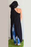 Summer Tunic Top/Loose Tunic /Woman black tunic/Plus size tunic/Black tunic dress /Oversize tunic dress