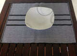 Home, Hotel Place Mats, Kitchen Linen, Six Rib Cotton woven Place mats, place mats,Table mats reversible