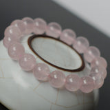 Natural Rose Quartz Bracelet Grade AAA Healing Gemstone Crystal Healing DiyNotion BR051