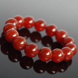 Men's Women Red Agate Bracelet Gemstone Healing Stone DiyNotion Handmade