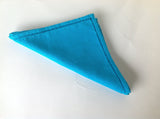 Picnic Napkins, Blue Home Decor, Kitchen Linen, Cloth Napkins, Tea Towel Napkins